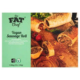 The Fat Chef Vegan Sausage Roll 16 x 120g (1.92kg)  Adomoo